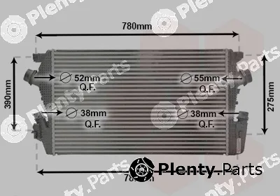 Van Wezel 37014706 — Charge Air Cooler