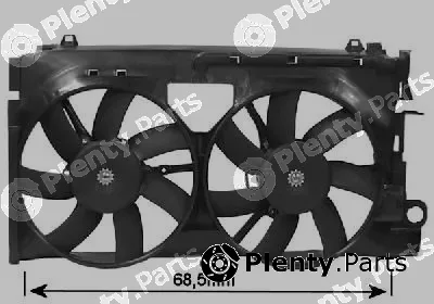 Van Wezel 0936749 — Fan, engine cooling