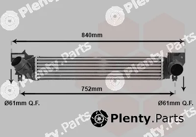 Van Wezel 06014700 — Charge Air Cooler