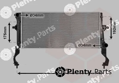 Van Wezel 82012738 — Radiator, engine cooling