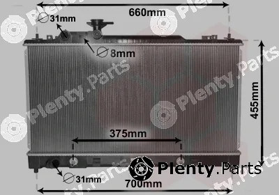 Van Wezel 27002223 — Radiator, engine cooling