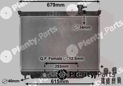 Van Wezel 08002040 — Radiator, engine cooling *** IR PLUS ***