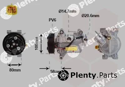 Van Wezel 0901K702 — Compressor, air conditioning