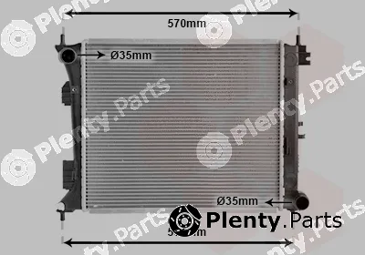 Van Wezel 82012705 — Radiator, engine cooling