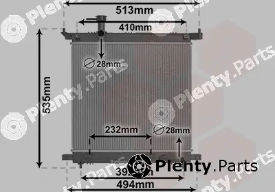Van Wezel 33012712 — Radiator, engine cooling