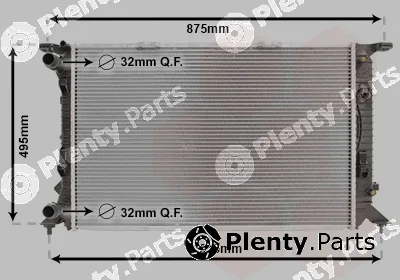 Van Wezel 03002292 — Radiator, engine cooling
