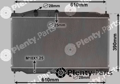 Van Wezel 25002305 — Radiator, engine cooling
