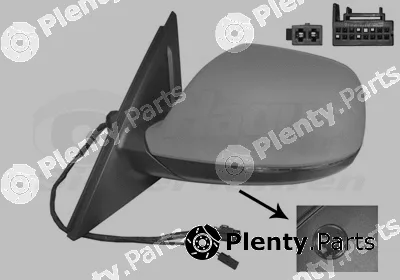 Van Wezel 0380817 — Exterior Mirror * HAGUS *