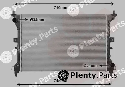 Van Wezel 52012711 — Radiator, engine cooling