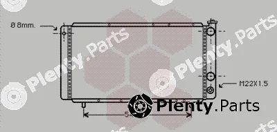 Van Wezel 43002025 — Radiator, engine cooling