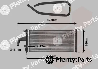 Van Wezel 28006019 — Heat Exchanger, interior heating