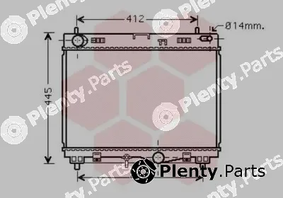 Van Wezel 53002499 — Radiator, engine cooling