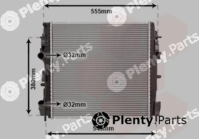 Van Wezel 43002399 — Radiator, engine cooling