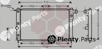 Van Wezel 81002009 — Radiator, engine cooling