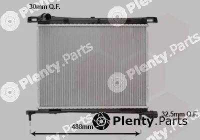Van Wezel 17012721 — Radiator, engine cooling