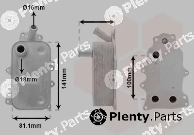 Van Wezel 18013720 — Oil Cooler, engine oil