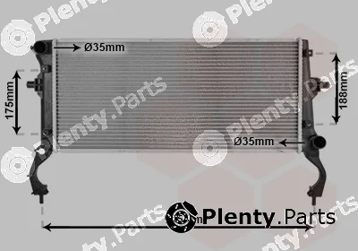 Van Wezel 82012734 — Radiator, engine cooling
