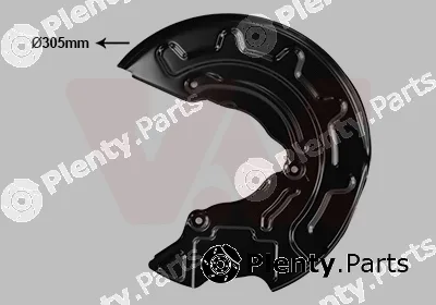 Van Wezel 0359371 — Splash Guard, brake disc