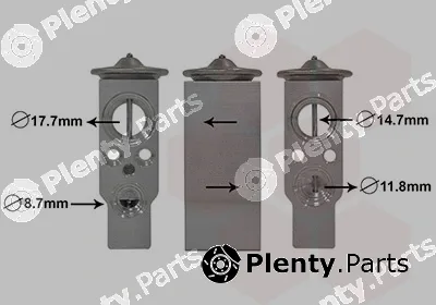 Van Wezel 43001332 — Expansion Valve, air conditioning