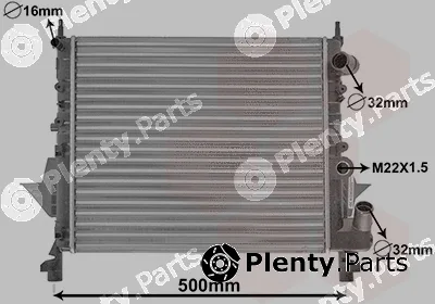 Van Wezel 43002158 — Radiator, engine cooling