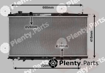 Van Wezel 25002253 — Radiator, engine cooling
