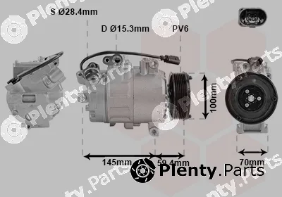 Van Wezel 0300K342 — Compressor, air conditioning