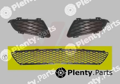 Van Wezel 2754590 — Ventilation Grilles, bumper