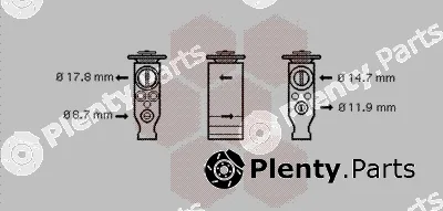 Van Wezel 09001245 — Expansion Valve, air conditioning