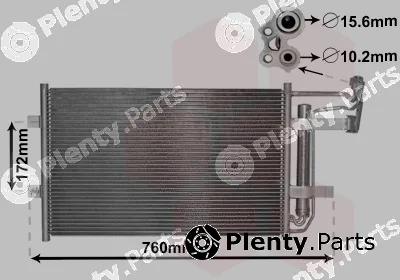 Van Wezel 27005252 — Condenser, air conditioning