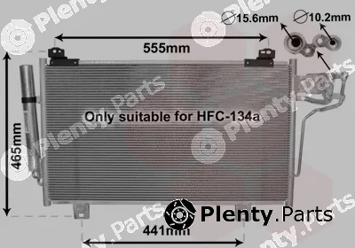 Van Wezel 27005261 — Condenser, air conditioning