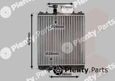 Van Wezel 37002330 — Radiator, engine cooling