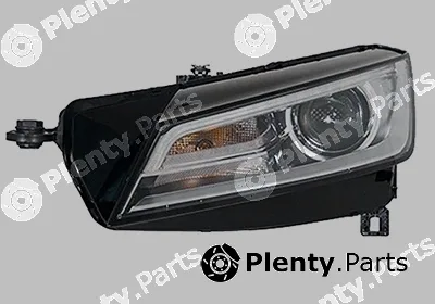 Van Wezel 0387981M — Headlight