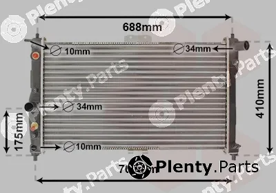Van Wezel 81002015 — Radiator, engine cooling