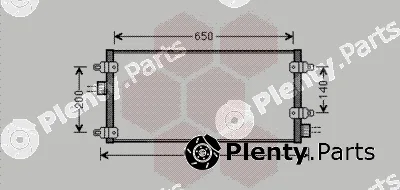 Van Wezel 73005095 — Condenser, air conditioning