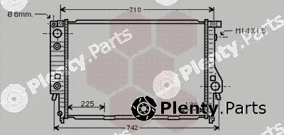 Van Wezel 06002094 — Radiator, engine cooling
