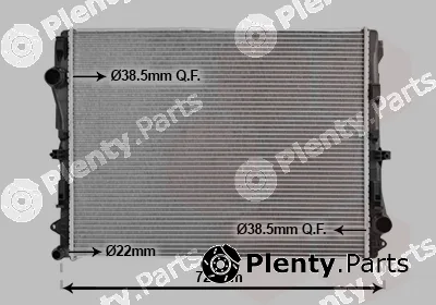 Van Wezel 30012723 — Radiator, engine cooling