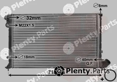 Van Wezel 09002103 — Radiator, engine cooling *** IR PLUS ***