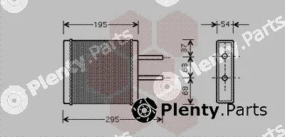 Van Wezel 83006047 — Heat Exchanger, interior heating