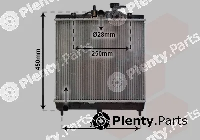 Van Wezel 83002063 — Radiator, engine cooling