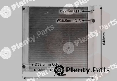 Van Wezel 02002229 — Radiator, engine cooling