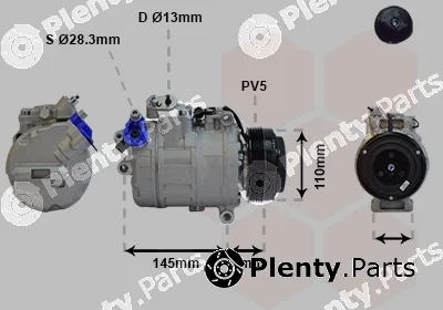 Van Wezel 0600K017 — Compressor, air conditioning