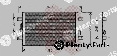 Van Wezel 17005196 — Condenser, air conditioning