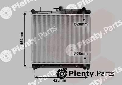 Van Wezel 52002055 — Radiator, engine cooling