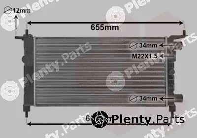 Van Wezel 37002261 — Radiator, engine cooling