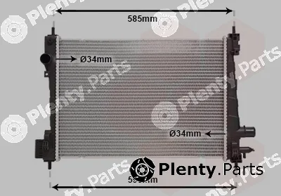Van Wezel 37012721 — Radiator, engine cooling