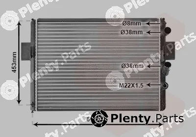Van Wezel 28002061 — Radiator, engine cooling