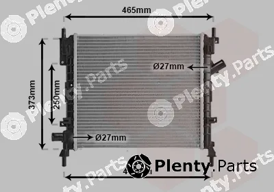 Van Wezel 18002372 — Radiator, engine cooling