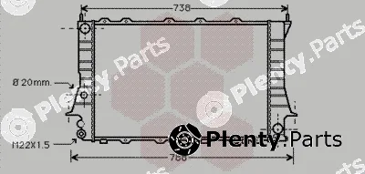 Van Wezel 03002081 — Radiator, engine cooling