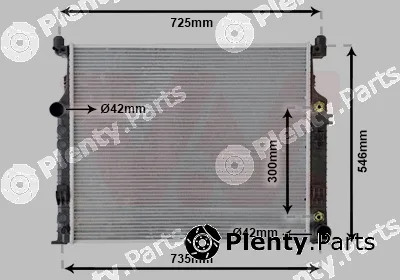 Van Wezel 30002458 — Radiator, engine cooling