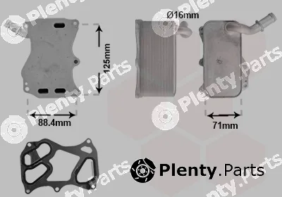 Van Wezel 30013727 — Oil Cooler, engine oil